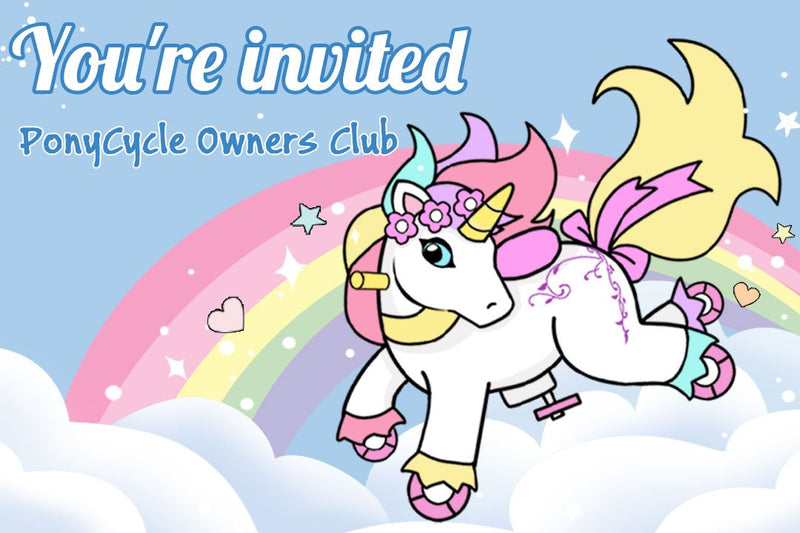 Invitation au Club des propriétaires de PonyCycle®