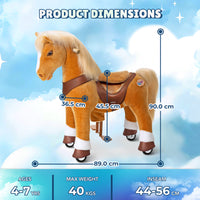 Cheval brun clair modèle Y, jouet à monter pour les 4-7 ans – Lancement en octobre