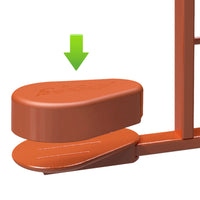 Modell E Pedalauflage - Braun