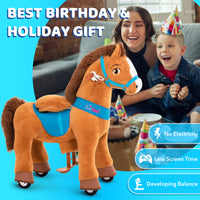 Modell E Braunes Pony Reiten Spielzeug