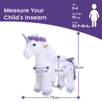 Modell X Einhorn zum Reiten für Alter 3-4