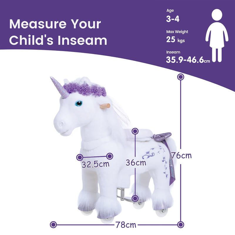 Modell X Einhorn zum Reiten für Alter 3-4