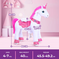 Modell E Einhorn Spielzeug Pferd Alter 4-7