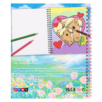 Livre de coloriage officiel PonyCycle® – Comprend 1 planche de stickers et 10 autocollants individuels