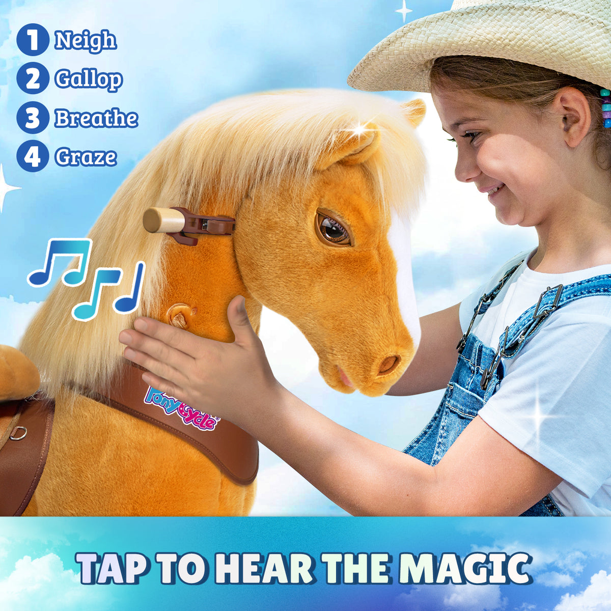 Cheval brun clair modèle Y, jouet à monter pour les 4-7 ans – Lancement en octobre