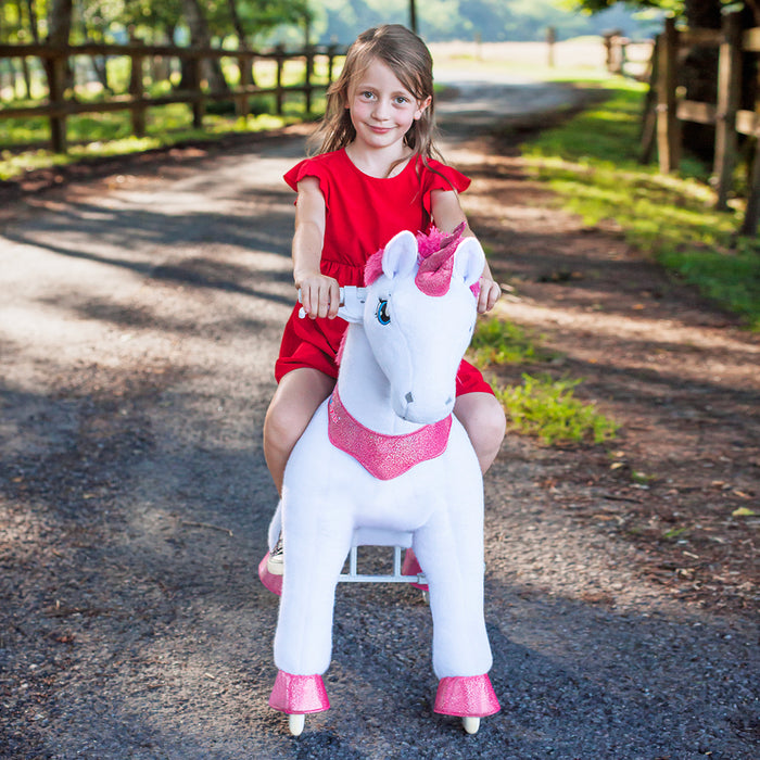 Modell E Einhorn Reiten Pferd Alter 3-4