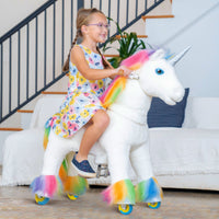 Modell X Regenbogen Einhorn für Alter 4-7