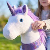PonyCycle® Ride on Unicorn Size 5 for Age 7+ Purple（UK&EU in Stock）