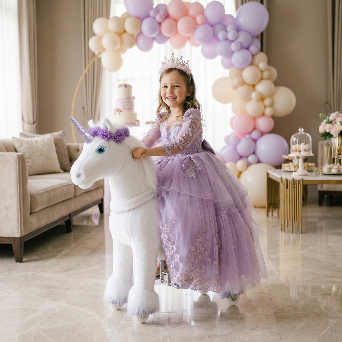 Model X® Purple Unicorn Toy for Age 4-7（EU in Stock）