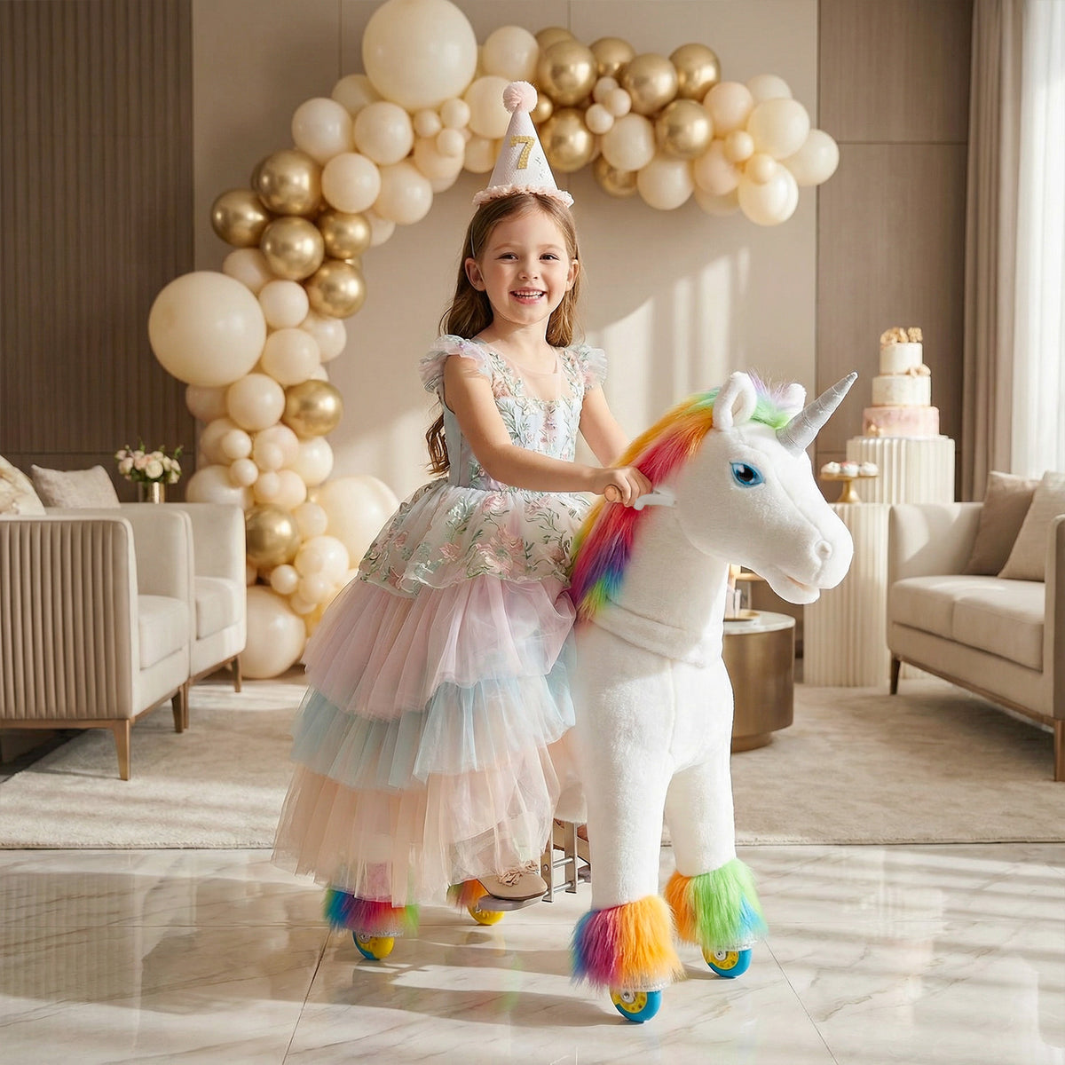 Model X® Rainbow Unicorn for Age 4-7（EU in Stock）