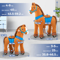 Modell E Braunes Pony Reiten Spielzeug