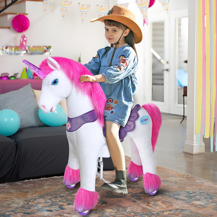 Model Y® Pink Unicorn Rideable Toy for Age 7+（EU in Stock）