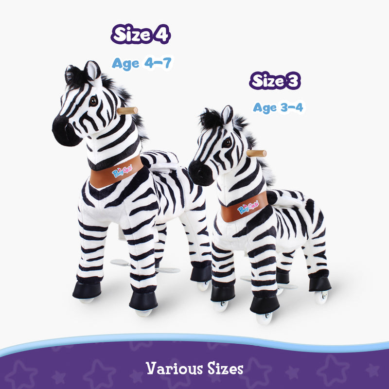 PonyCycle® Reiten Sie auf Zebras Alter 3-4