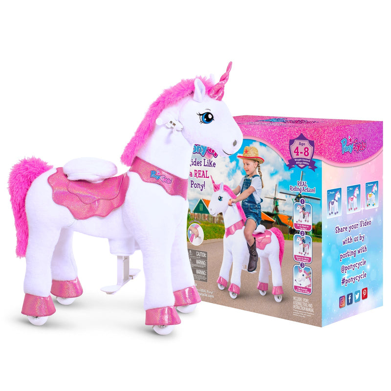 Modell E Einhorn Reiten Pferd Alter 3-4