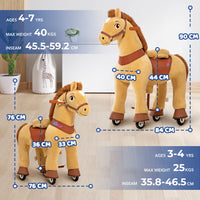 Modell E Schaukelpferd für Kinder Alter 3-4