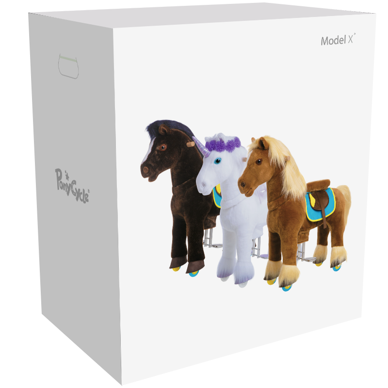 Modell X Regenbogen Einhorn für Alter 4-7