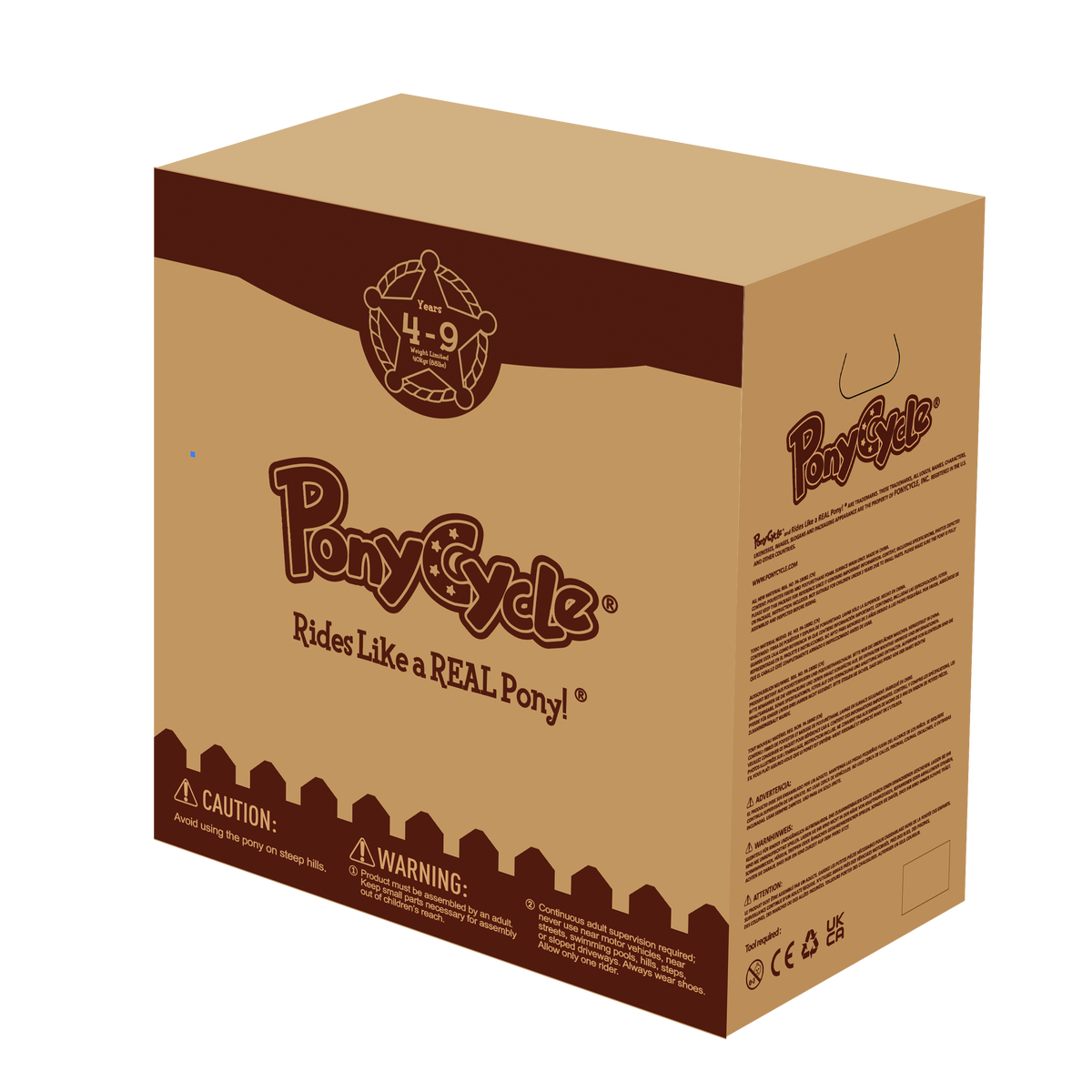 PoneyCycle® Monter sur la Licorne Taille 5 pour les 7 ans et plus Violette
