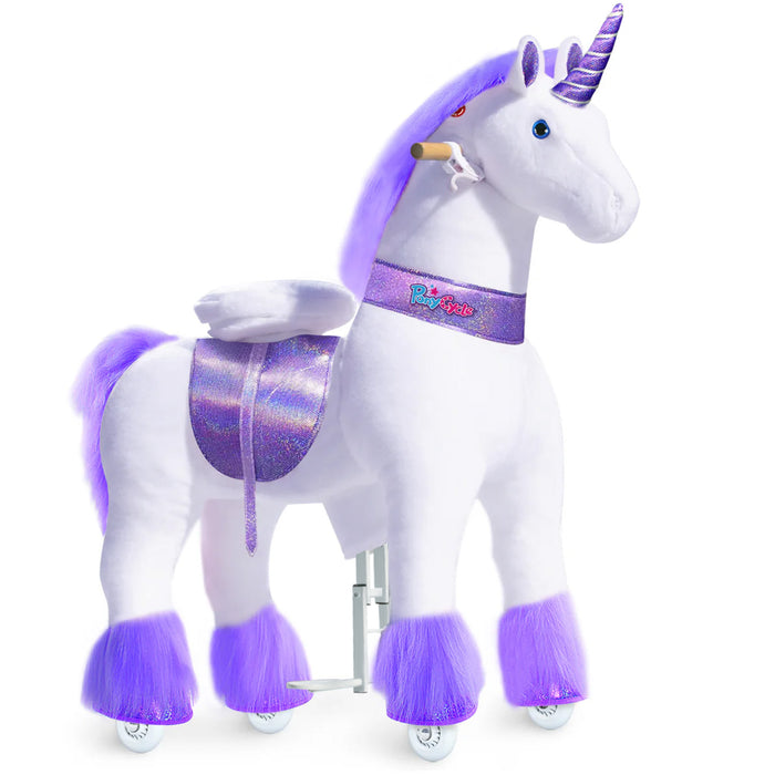PonyCycle® Fahrt auf Einhorn Größe 5 für Alter 7+ Lila