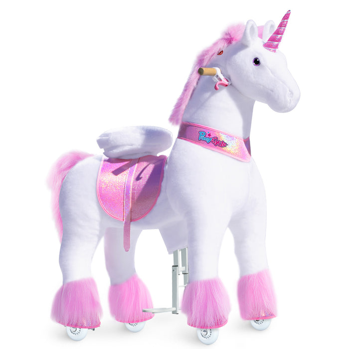 PonyCycle® Fahrt auf Einhorn Größe 5 für Alter 7+ Rosa