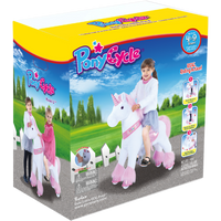 Aufsitz Plüsch Einhorn Alter 4-7 Lila