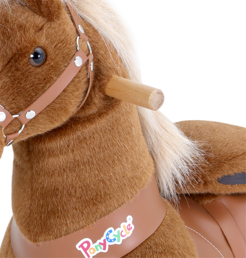 Modell U (1. Generation) Holzgriff für Aufsitzpony und Einhorn