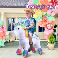 Modell X Regenbogen Einhorn Spielzeug für Alter 3-4