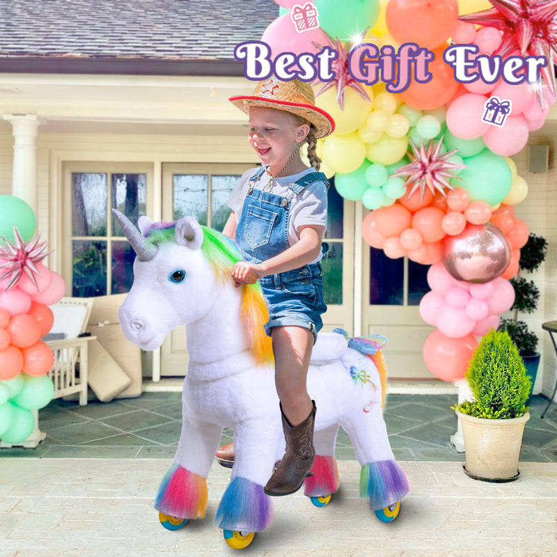 Modell X Regenbogen Einhorn Spielzeug für Alter 3-4