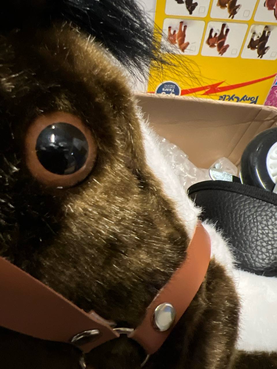 Gebrauchtes PonyCycle® Offizielles Schaukelpferd mit Einhorn-Plüsch für Kinder-Ux321