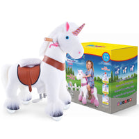 Unicorn ride-on toy Age 3-4 White（EU in Stock）
