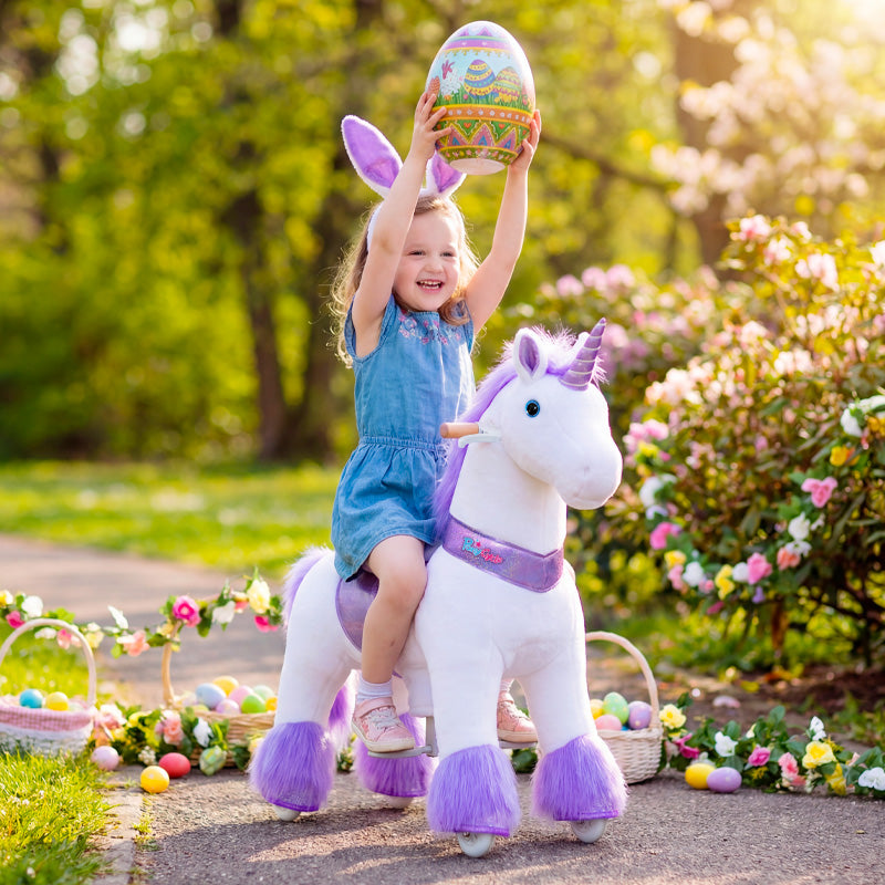 Ride-on Unicorn Age 3-4 Purple（UK&EU in Stock）