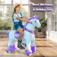 PoneyCycle® Monter sur la Licorne Taille 5 pour les 7 ans et plus Violette