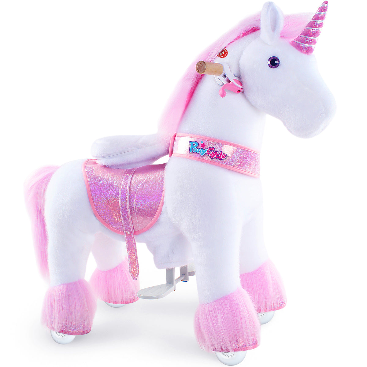 Aufsitz-Einhorn Alter 3-4 Rosa