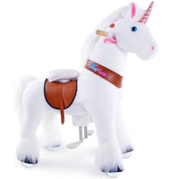 Einhorn Reitspielzeug Alter 4-7 Weiß
