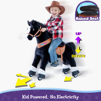 PonyCycle® Pferd Alter 4-8 Schwarz