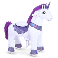 Modell E Lila Laufendes Einhorn Kuscheltier
